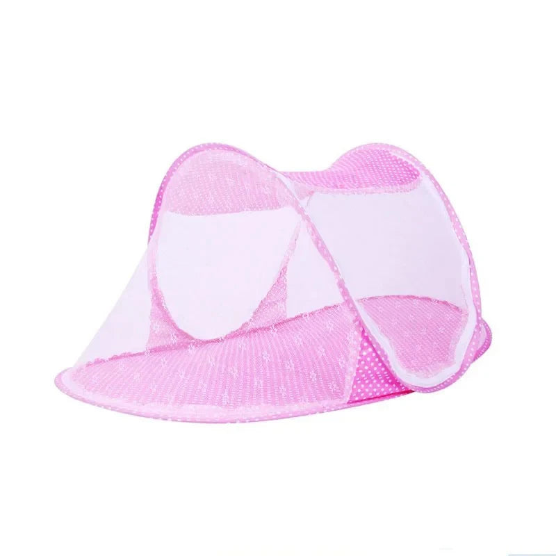 Folding mosquito net with sleeping pad pillow mosquito net bed three piece set music 0-3 year old children's mosquito net by eprolo