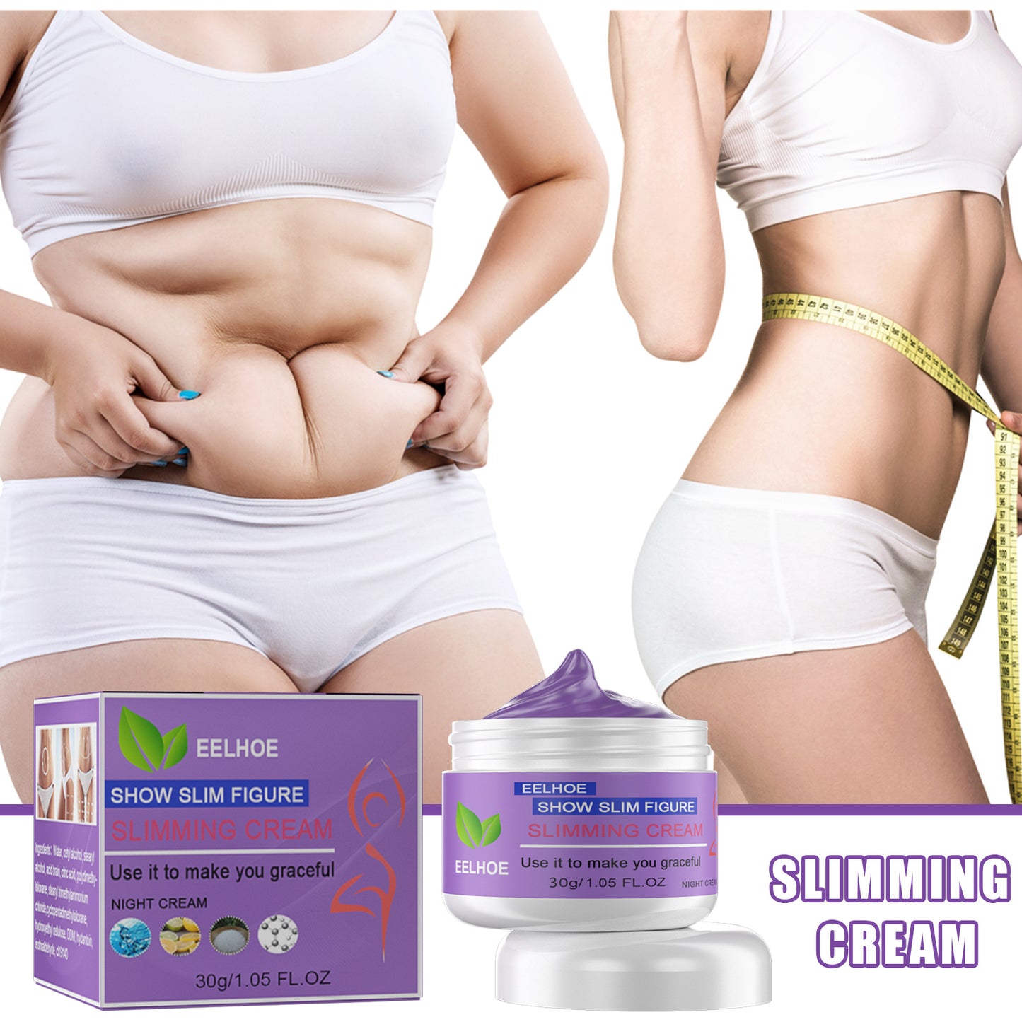 Firming Slimming Cream, Body Shaping Tighten And Moisturizing Skin Massage Cream by eprolo