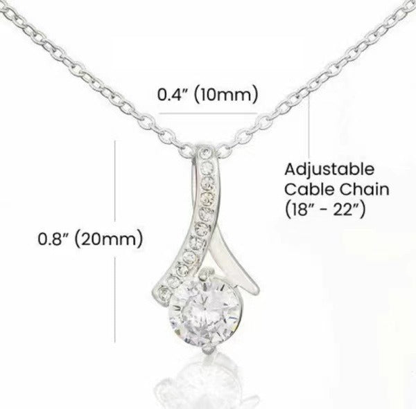 Soulmate Design Touching Herringbone Pendant Classic Versatile Mother's Day Gift Necklace by eprolo