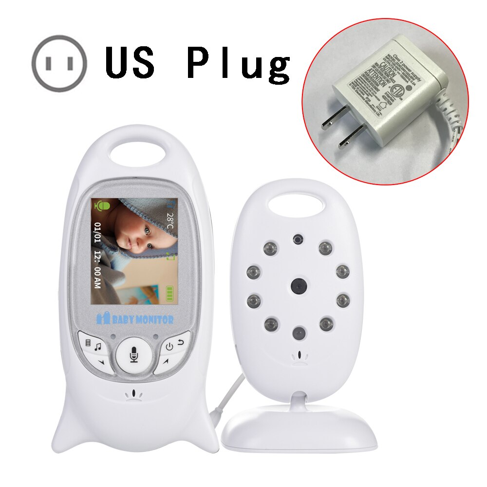 VB601 Baby Monitor 2 inch BeBe Baba Electronic Babysitter Radio Video Nanny Camera Night Vision Temperature Monitoring 8 Lullaby by eprolo
