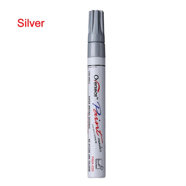 Colorful Waterproof Pen Car Tyre Tire Tread CD Metal Permanent Paint markers Graffiti Oily Marker Pen Car Styling by eprolo