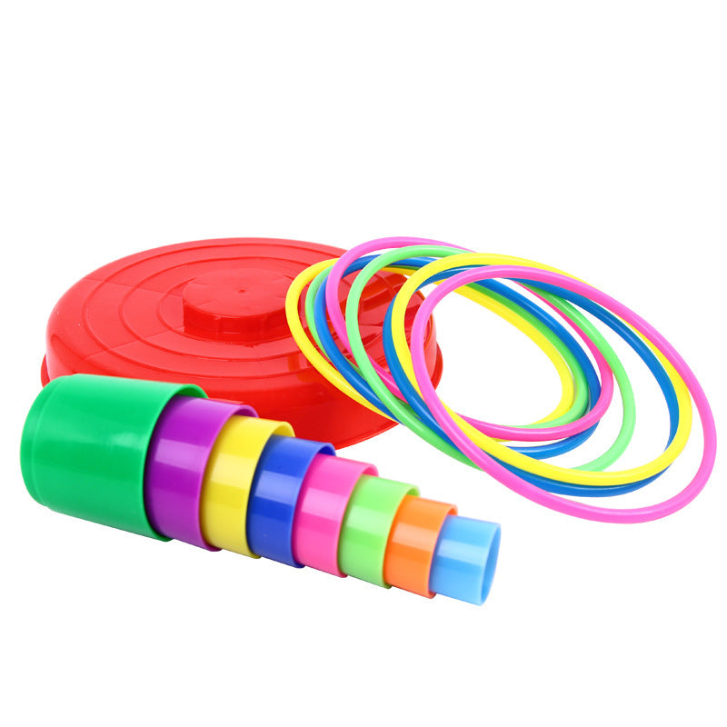 Creative Stacking Music Set Circle Toy Large Parent Child Throwing Ring Children's Stress Relieving Toy by eprolo