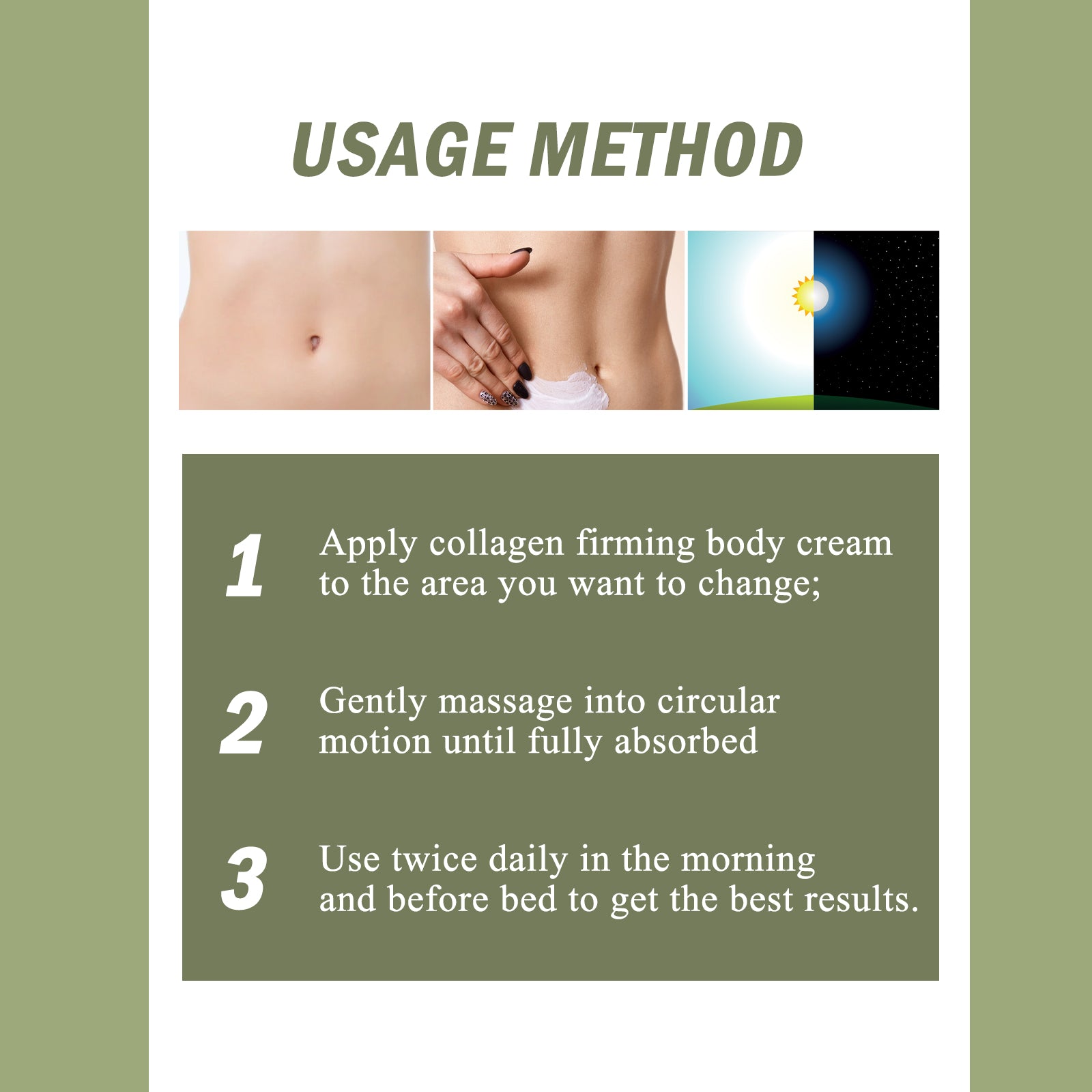 Collagen Rapid Firming Skincare Cream, Tighten Belly Body Sculpting Massage And Slimming Cream by eprolo