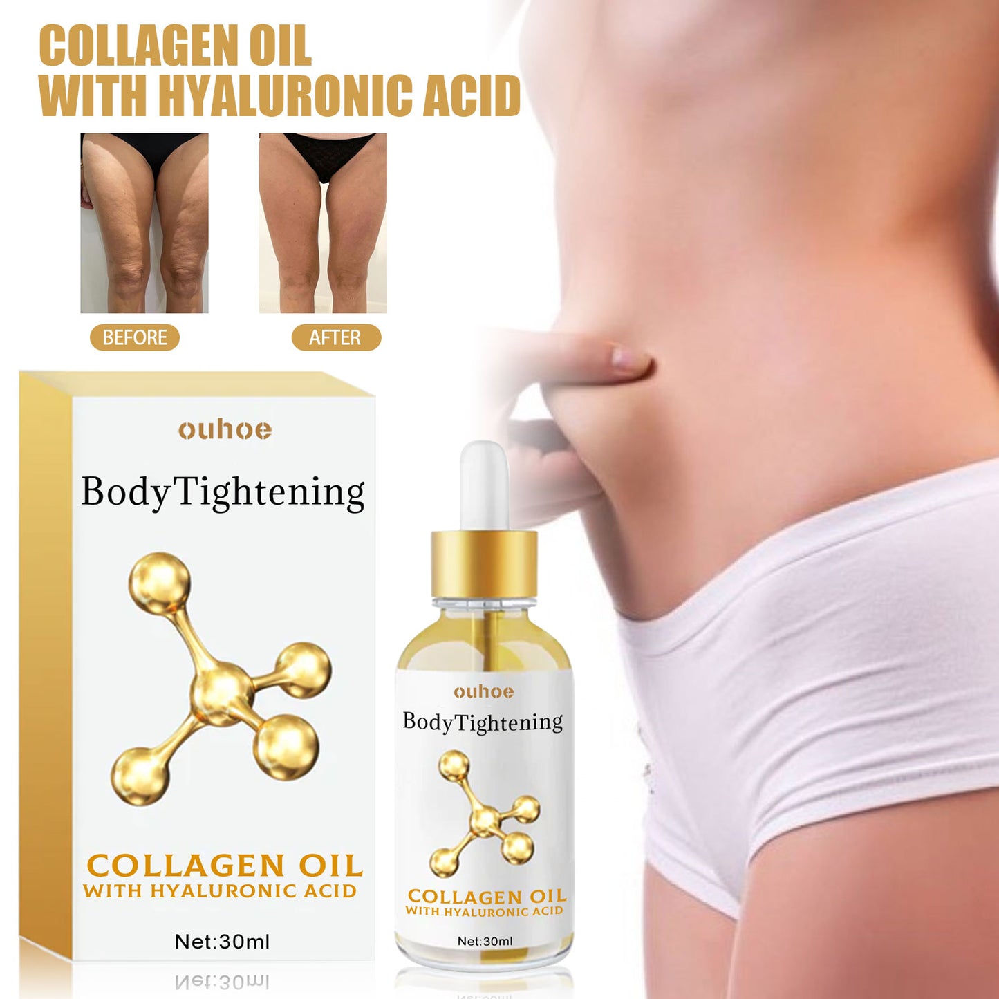 Firming Collagen Oil, Shows The Curves Of The Body, Firming Shaping And Slimming Body Essential Oil by eprolo