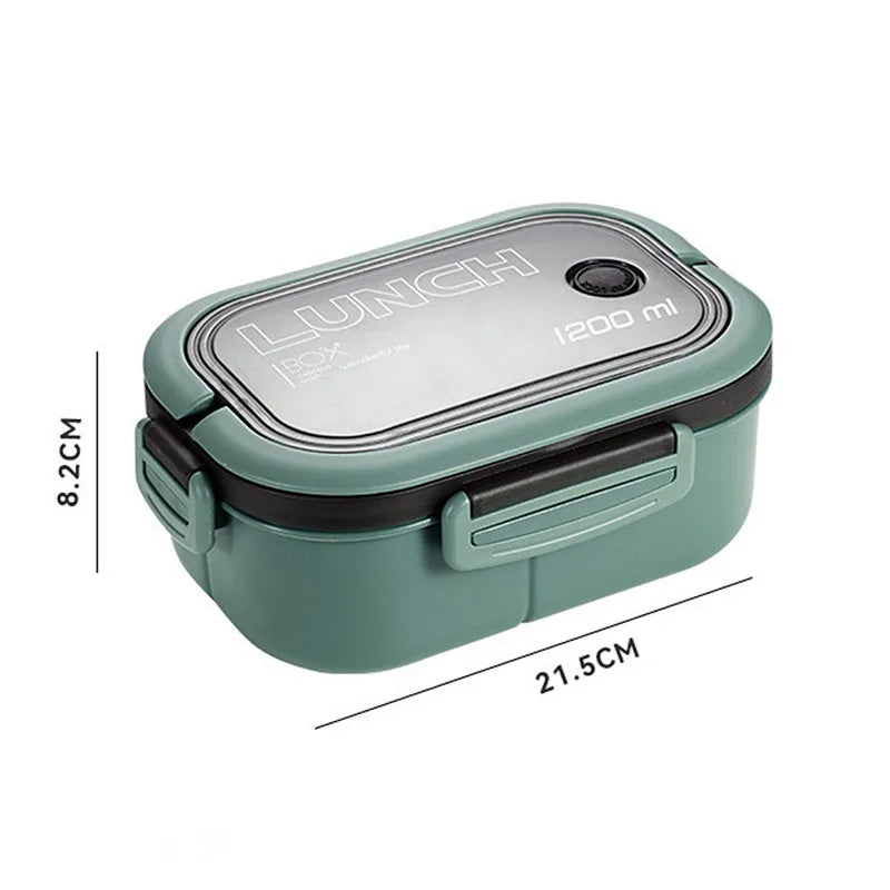 Lunch Box For Kids Compartments Microwae Bento Lunchbox Children Kid School Outdoor Camping Picnic Food Container Portable by eprolo