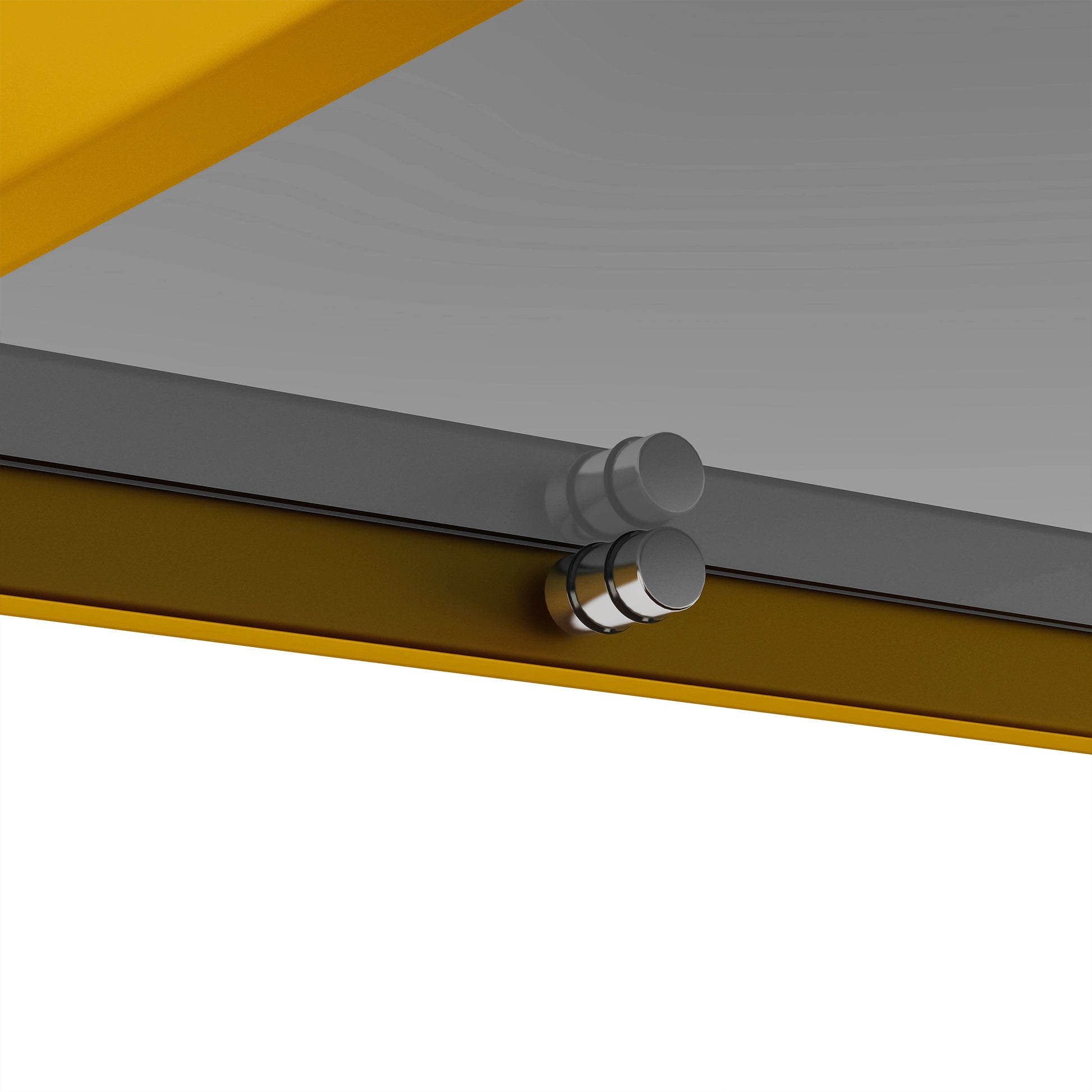 Rectangle Coffee Table with Gray Tempered Glass top and Golden Legs, Modern Table for Living Room by eprolo