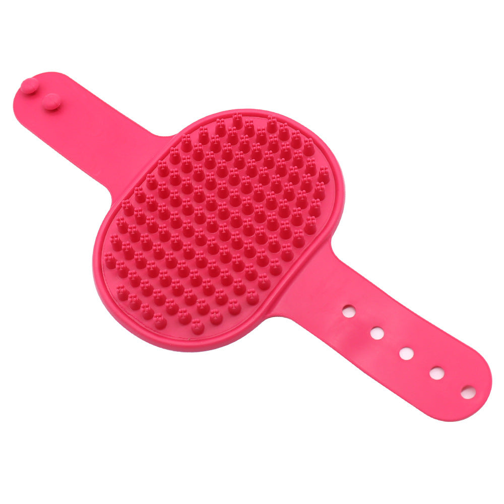 Soft Rubber Dog Cat Brush Pet Bath Silicone Comb Massage Comb Hair Remover Pet Supplies Dog Grooming Wash Cleaning Equipment by eprolo