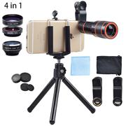 Akinger 4in1 5in1 7in1 10in1 13in1 Phone camera Lens Kit Fisheye Wide Angle macro telescope for iphone xiaomi android phone by eprolo