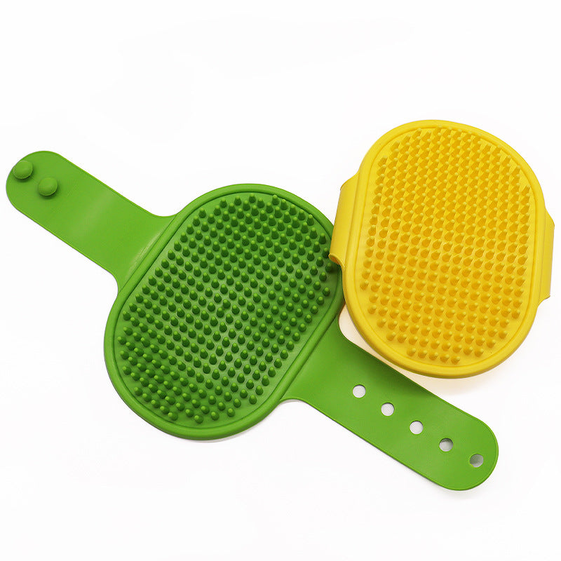 Soft Rubber Dog Cat Brush Pet Bath Silicone Comb Massage Comb Hair Remover Pet Supplies Dog Grooming Wash Cleaning Equipment by eprolo