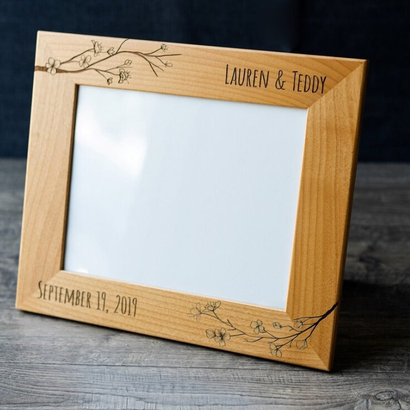 Carving photo frames personalized photo frames holiday gifts anniversary gifts by eprolo