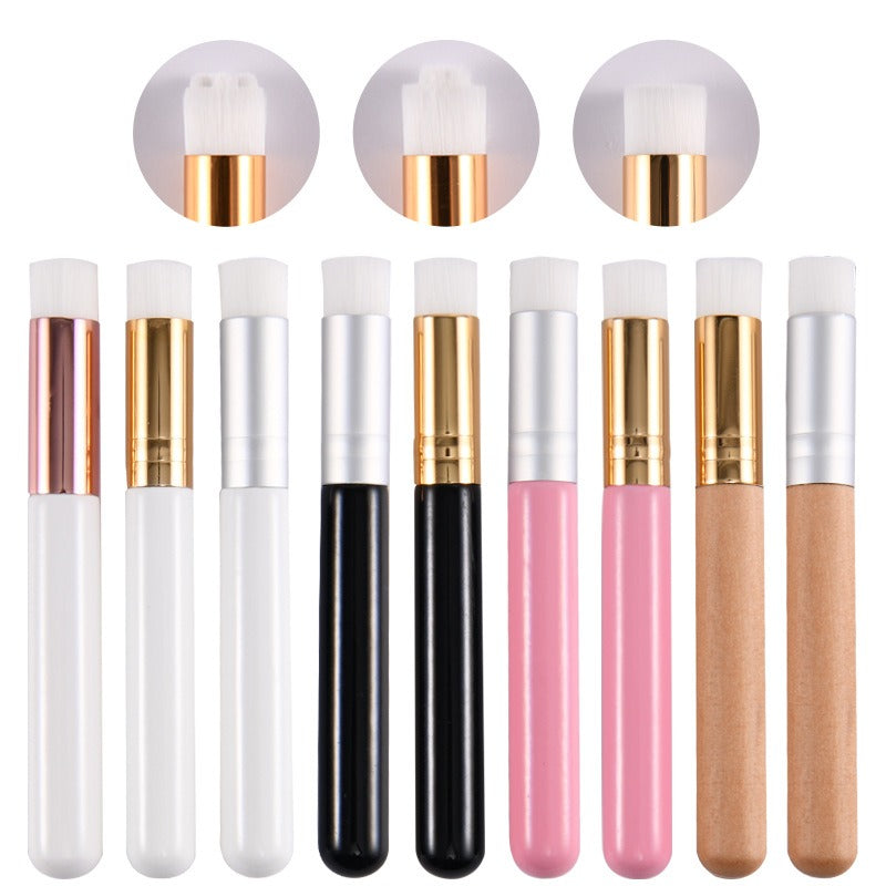 Washing Nose Brush Gods Deep Clean Pores Blackheads Convenient Fine Soft Bristles Manual Beauty Cleaning Flat Head Cleansing Brush by eprolo