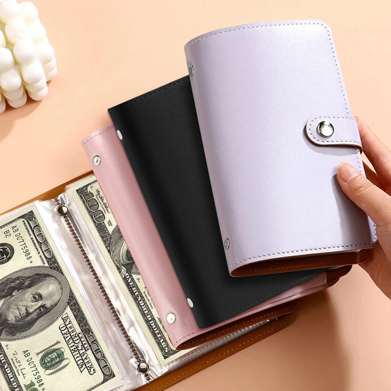 Versatile 100 - envelope savings book. Doubles as banknote album, money - saving organizer & photocard holder. Great for managin by eprolo