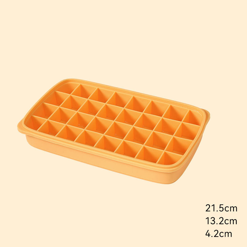 Ice Cube Mold Large Capacity Silicone Ice Tray Mold Ice Storage Ice Storage Box Household Food-Grade Ice Hockey Artifact by eprolo