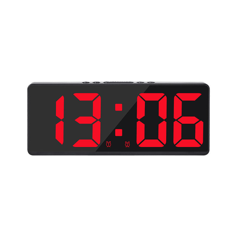 Multifunctional LED Digital Clock: Features number display, color nightlight, temp, calendar, alarm. Large size, backlit, great by eprolo