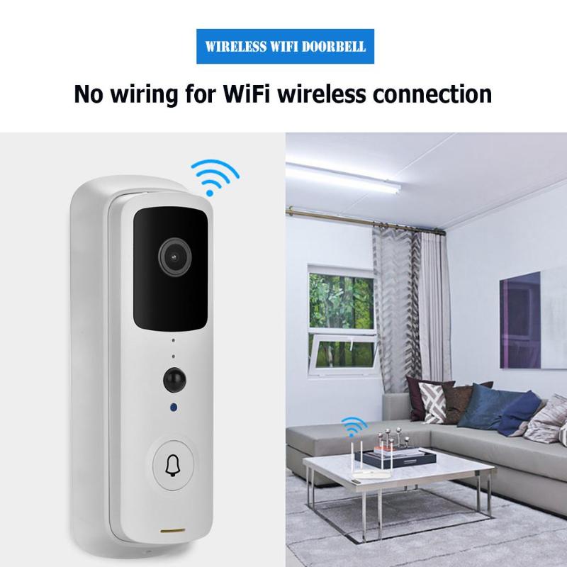 V30 1080P WiFi Smart IP Video Doorbell V30 WiFi Video IR Alarm Intercom Real-Time Monitor Safe Camera Smart IP Doorbell by eprolo
