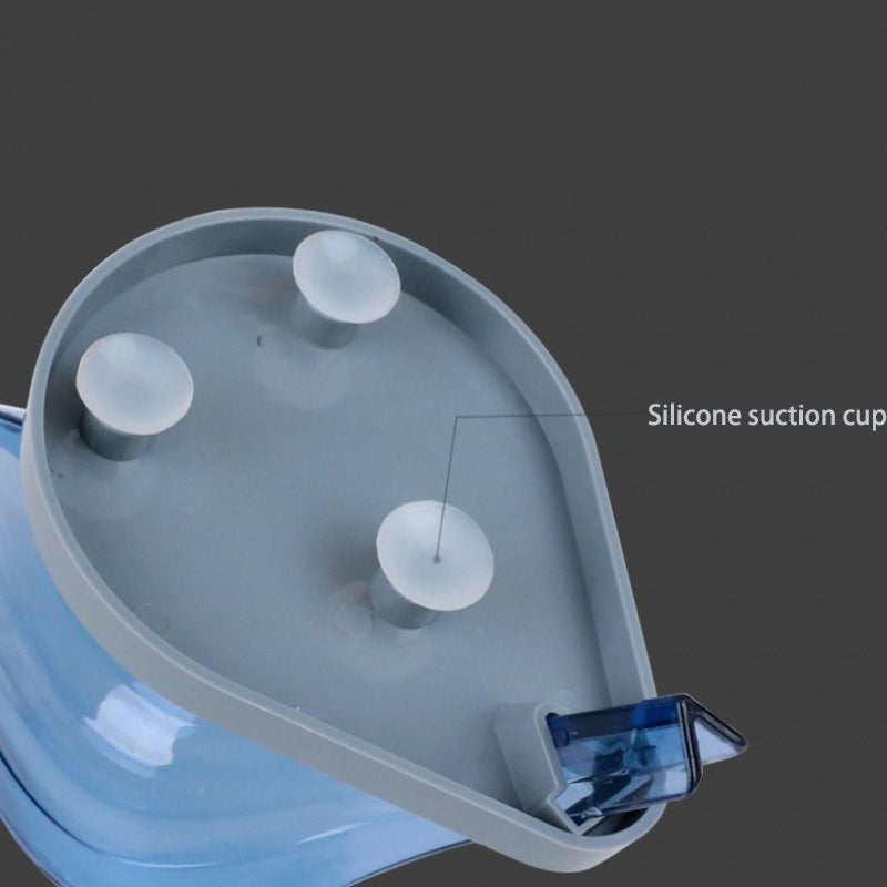 Punch-Free Leaf Soap Box Bathroom Creative Suction Cup Soap Box Drain Storage Soap Box Rack Leaf Laundry Soap Box by eprolo