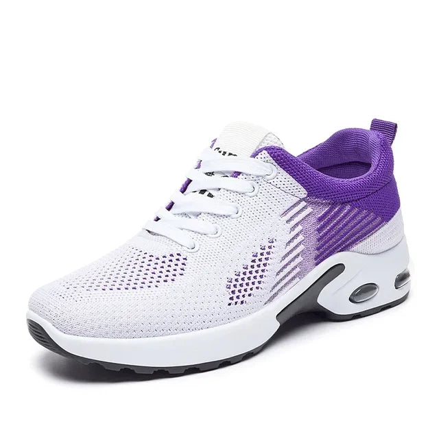 New Running Shoes Ladies Breathable Sneakers Summer Light Mesh Air Cushion Women's Sports Shoes Outdoor Lace Up Training Shoes by eprolo