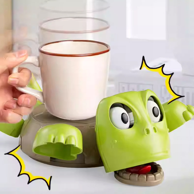3D - printed Panicked Turtle Coaster: Insulated, for stress relief, doubles as mug base decor by eprolo