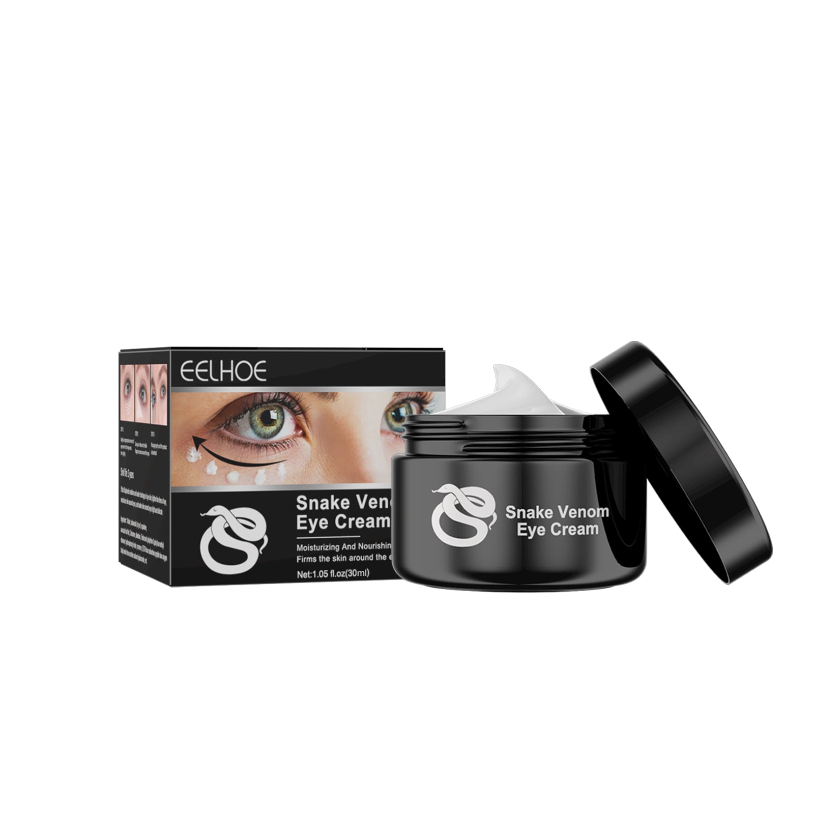 Snake Venom Eye Cream, Firming Eye Bags Hydrating And Reducing Fine Lines Eye Care Eye Cream by eprolo