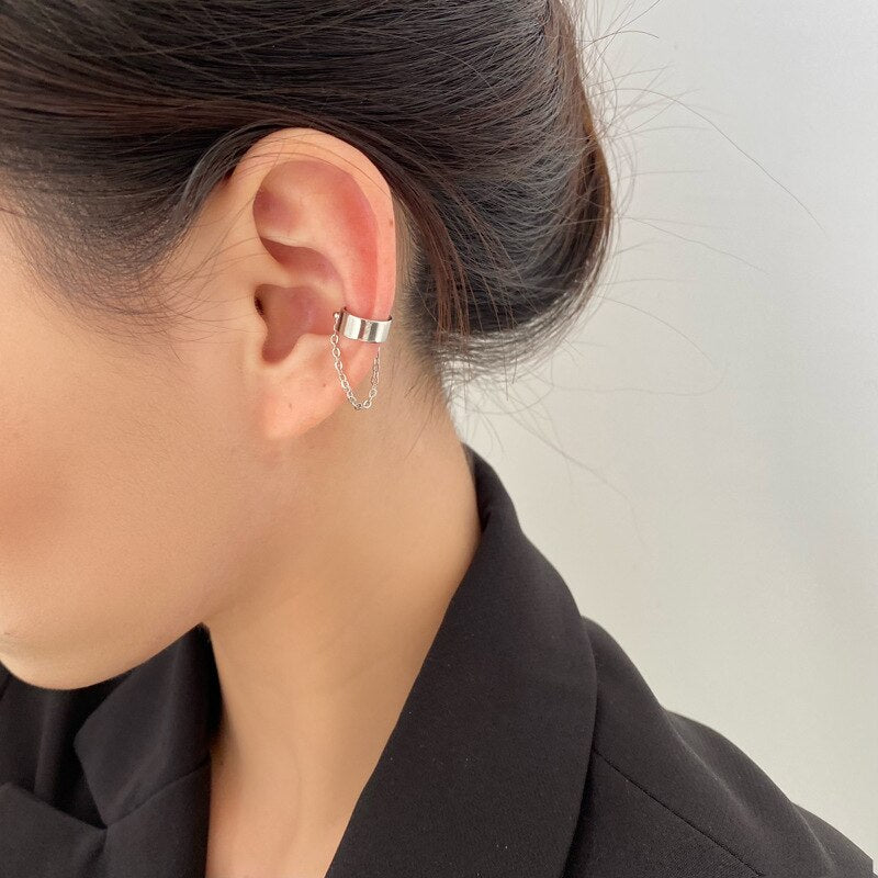 Fashion Frog Ear Cuffs Siliver Ear Cuff Clip Earrings For Women Earcuff No Piercing Fake Cartilage Earrings by eprolo