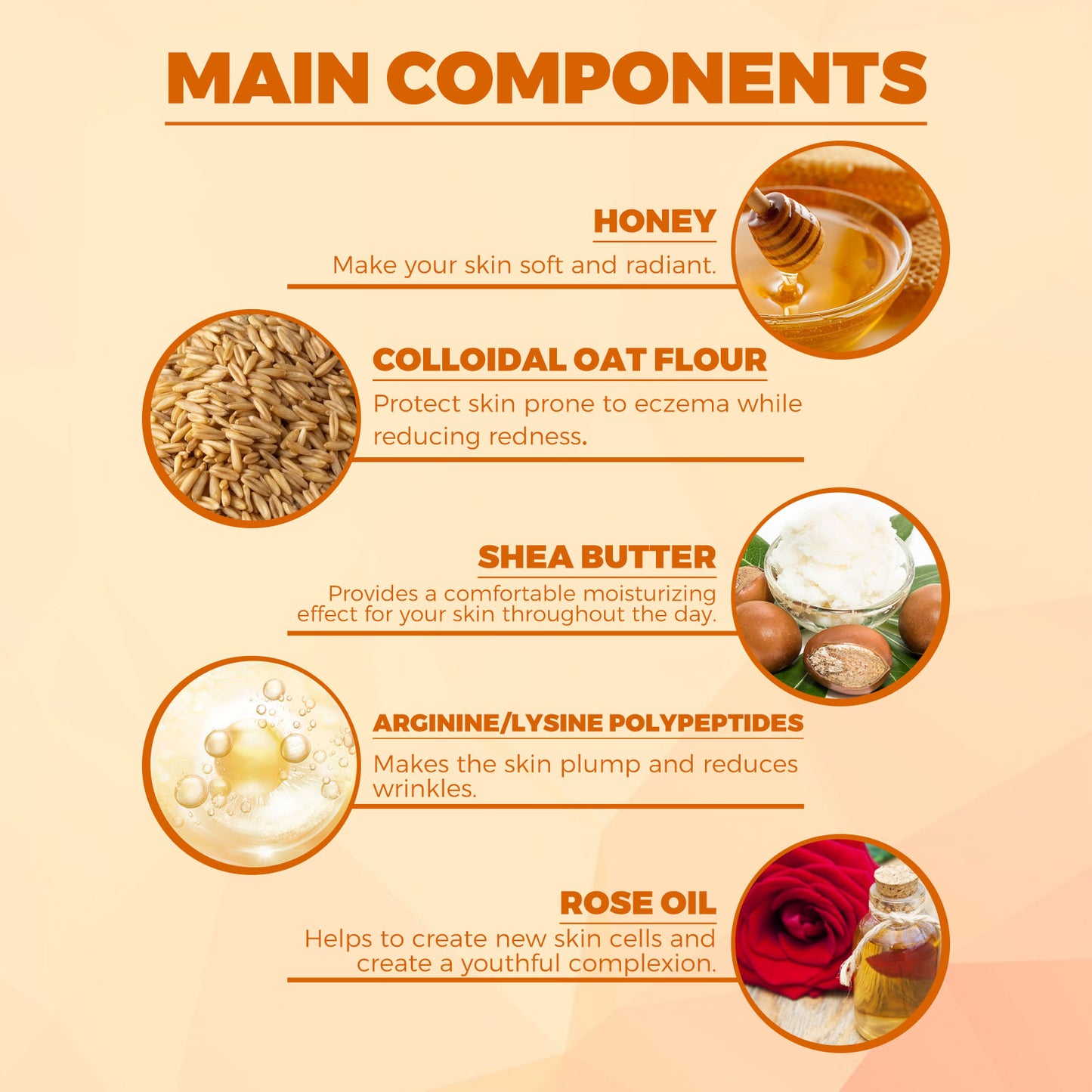 Honey Peptide Eye Cream, Repairs Firms Moisturizes Brightens Eye Cream by eprolo