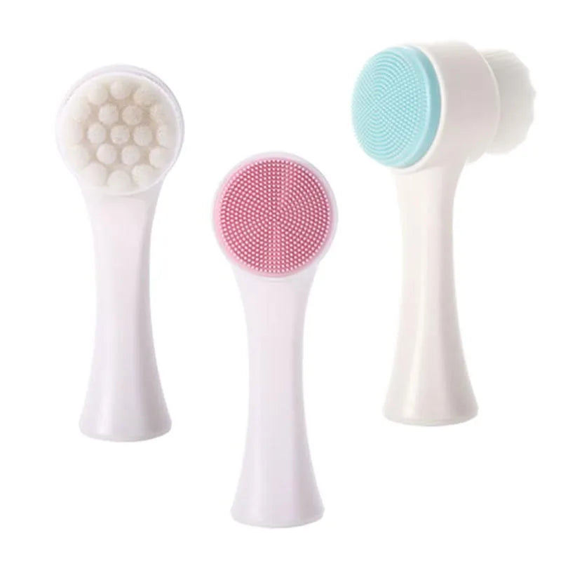 3D Double Side Multifunctional Face Brush Skin Cleaner Face Washing Machine Exfoliator Facial Cleaning Brush by eprolo