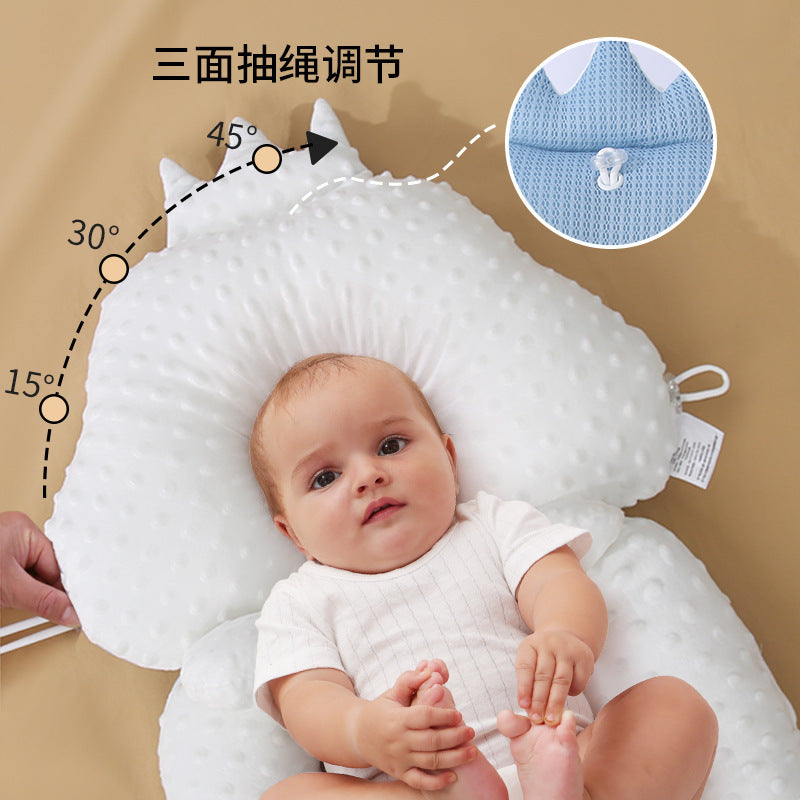 Baby Shaped Pillow Four Seasons 0-1 Year Old Toddler Sleep Security Artifact Head Shape Correction Eccentricity Soothing Pillow by My Store