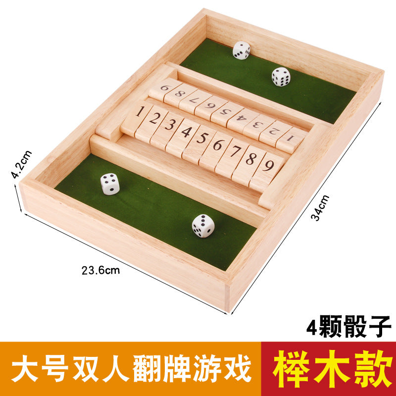 Cross-border children's puzzle board games, teaching aids, building blocks, four-sided numbers, flops, interactive drinking games, stalls, toys wholesale