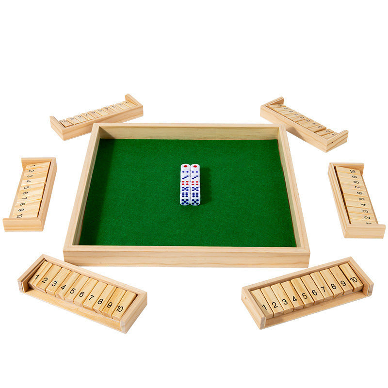 Cross-border children's puzzle board games, teaching aids, building blocks, four-sided numbers, flops, interactive drinking games, stalls, toys wholesale