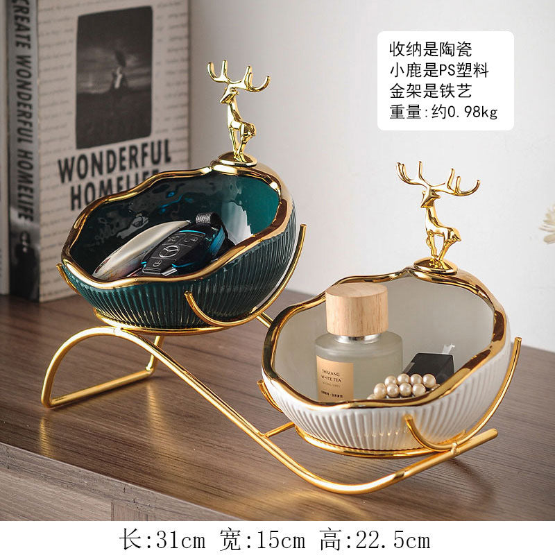 Entrance door, key, sundries, storage ornaments, living room, shoe cabinet, decorations, light luxury handicrafts, housewarming