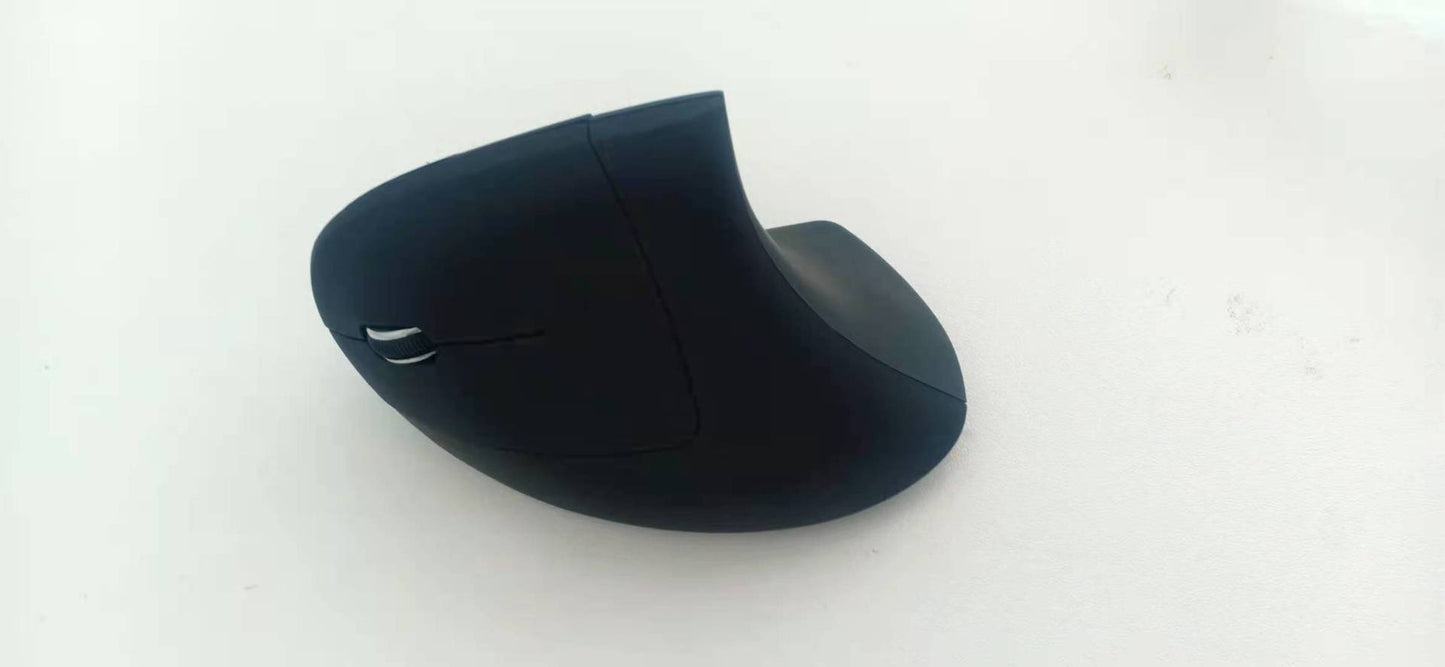 Spot Charging Vertical Wireless Mouse Cross Border Ergonomic Luminous Dual-mode Silent Photoelectric Bluetooth Mouse Wholesale