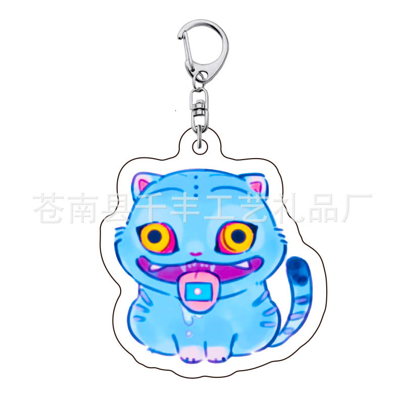 Kpop witch hunt group Rumi Zoe Mira Qin Yu peripheral cute acrylic keychain student school bag pendant