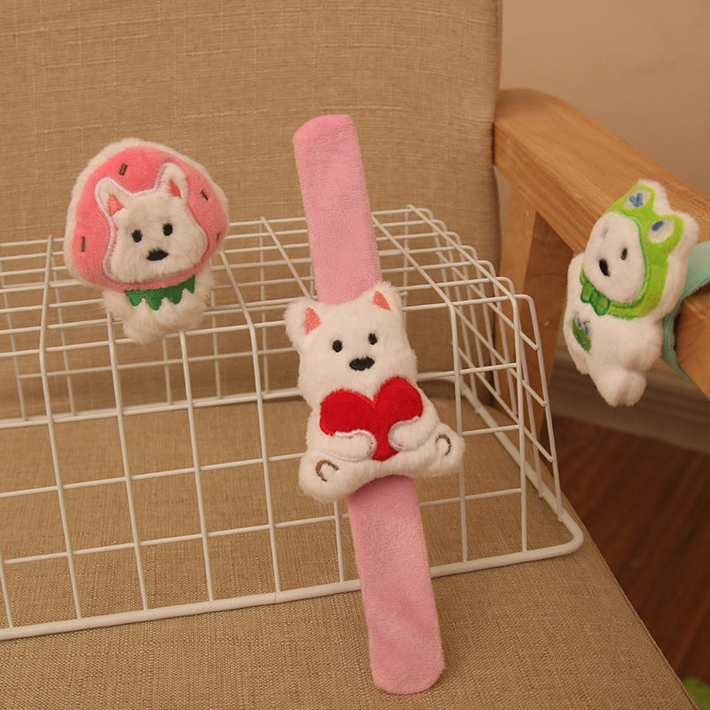 Kapibala snap circle capybara doll bracelet doll doll plush toy girl doll children's wrist belly circle