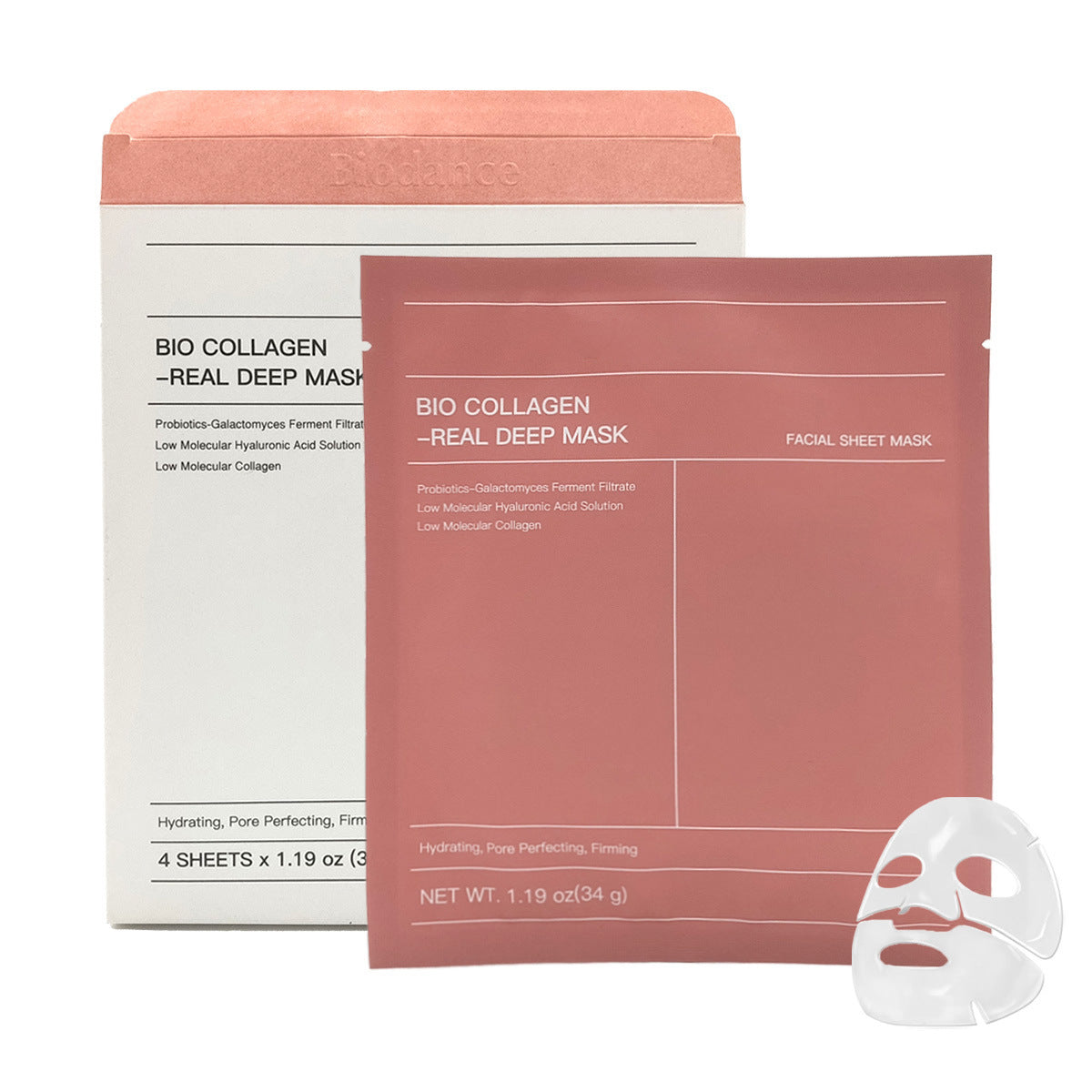 Cross-border Biodance Bio Collagen Deep Hydration Moisturizing White Perfusion Collagen Mask