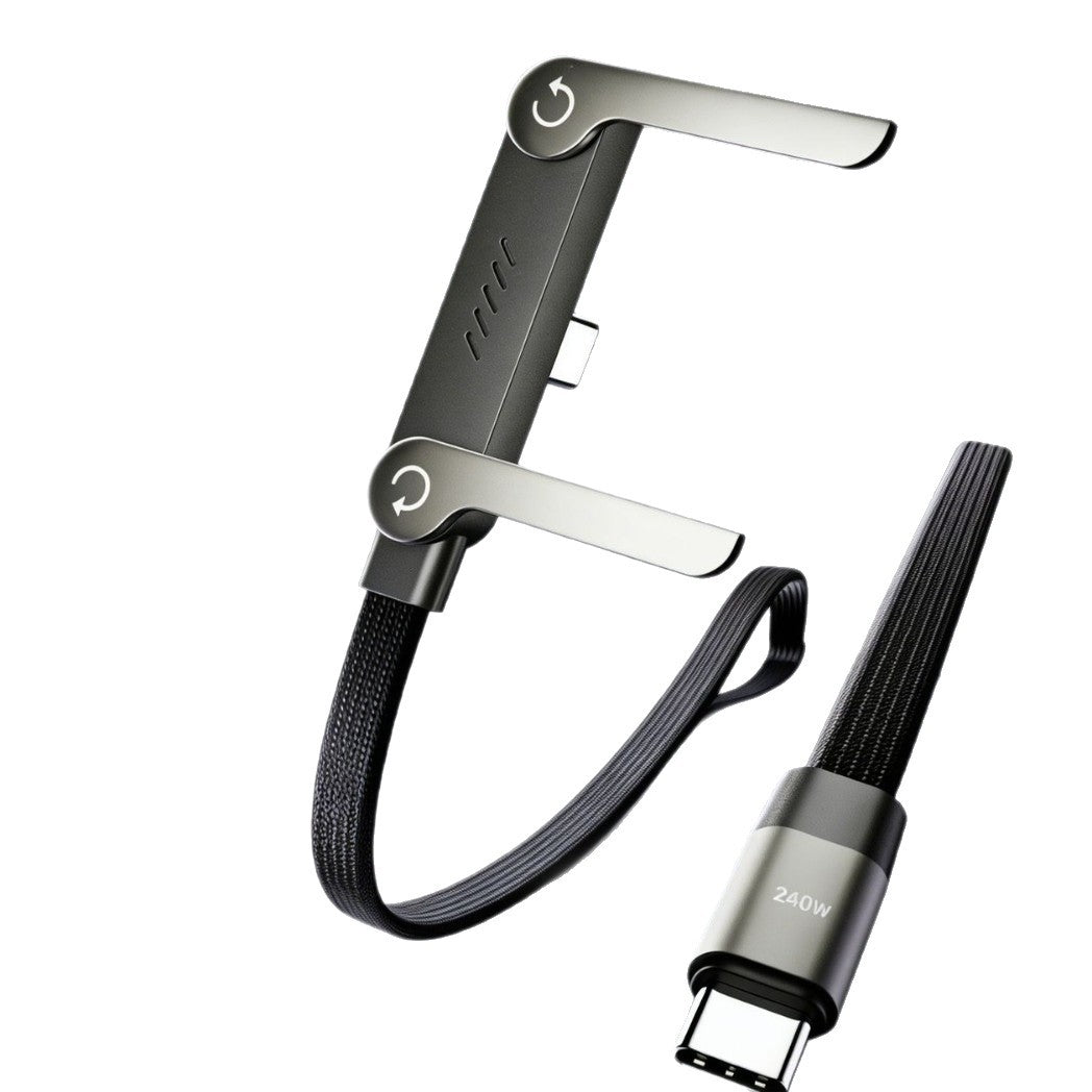 240W love crazy mobile phone TYPE-C android mobile phone charging cable holder charging cable mobile phone holder mobile phone cable fast charging