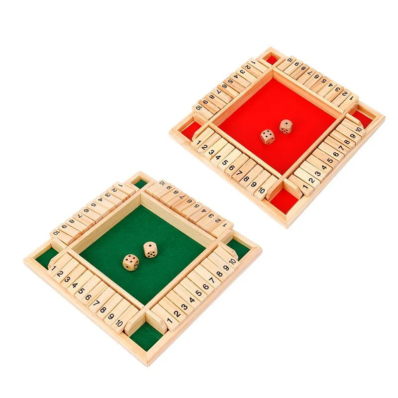 Cross-border children's puzzle board games, teaching aids, building blocks, four-sided numbers, flops, interactive drinking games, stalls, toys wholesale