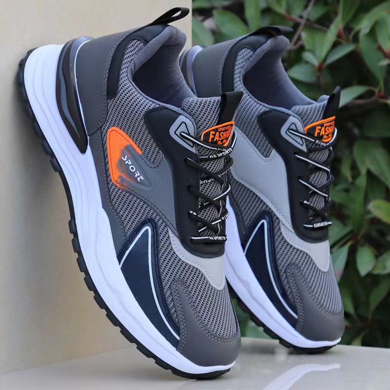 Men's sneakers, summer breathable and deodorant, high-end mesh shoes, soft soles, wear-resistant, casual running shoes, mesh tide shoes, men's shoes by My Store