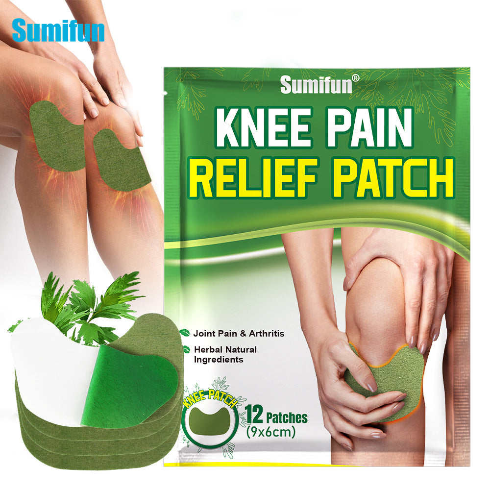 Sumifun wormwood knee patch self fever pain relief plaster sports fitness joint care cross-border K18401