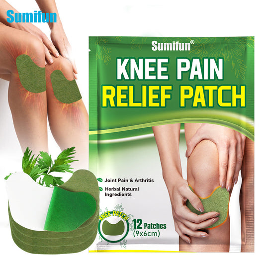 Sumifun wormwood knee patch self fever pain relief plaster sports fitness joint care cross-border K18401