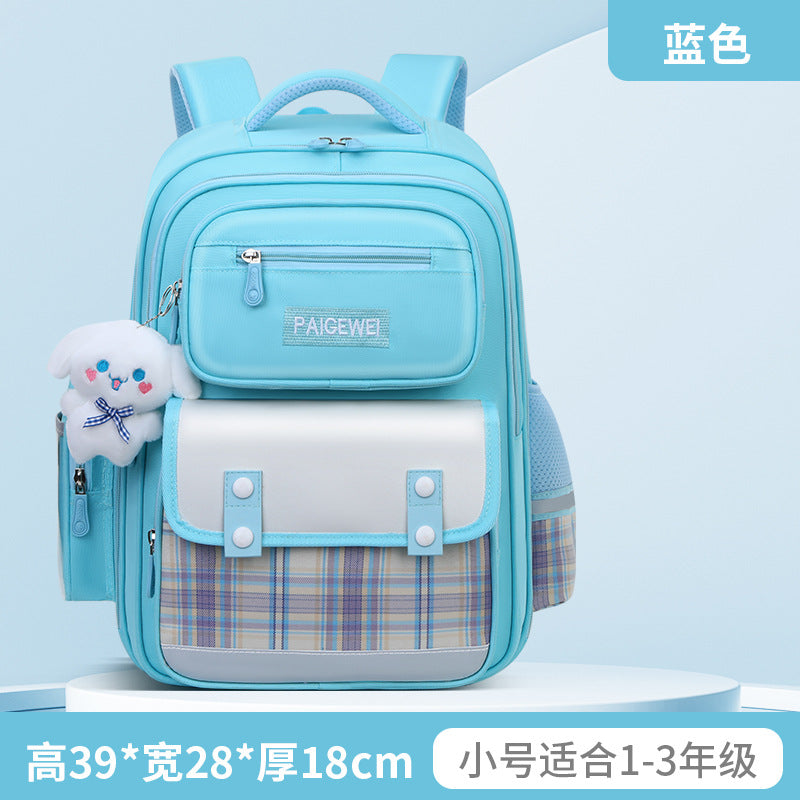 New School Bag Elementary School Girls Large Capacity 123 to 6th Grade Ultra Lightweight Spine Protection Girls Primary School Wholesale by My Store