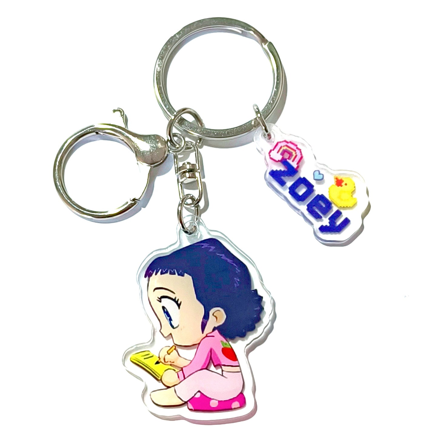 Kpop witch hunt group Rumi Zoe Mira Qin Yu peripheral cute acrylic keychain student school bag pendant