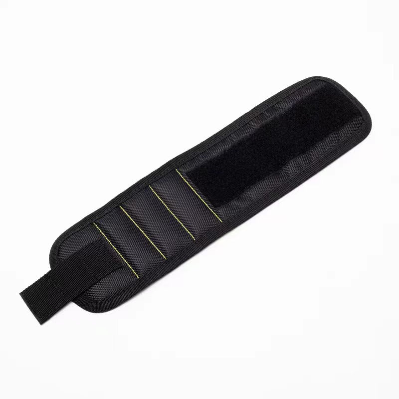 3 Rows 5 Rows Magnetic Magnetic Wristband Tool Kit Electrician Accessories Magnet Picker Adsorption Screw Magnetic Wristband by My Store
