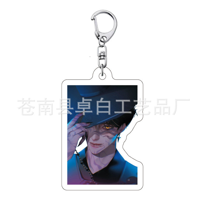 Kpop witch hunt group Rumi Zoe Mira Qin Yu peripheral cute acrylic keychain student school bag pendant