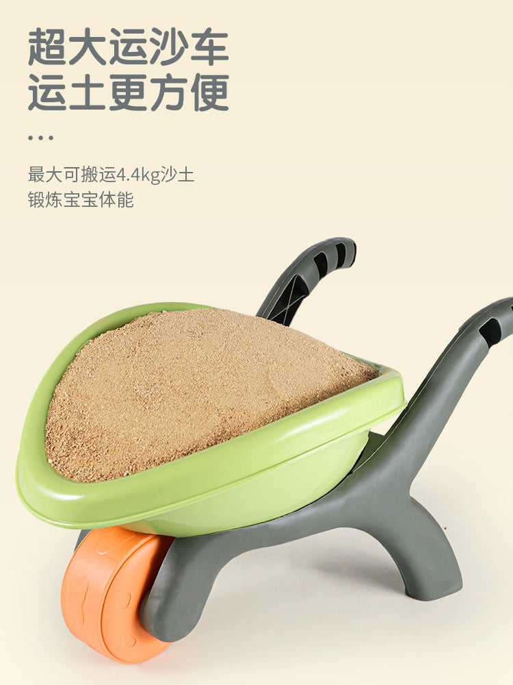 Children's beach toy car baby playing in water and sand digging tool sand shovel child playing sand sand hourglass bucket set by the sea by My Store