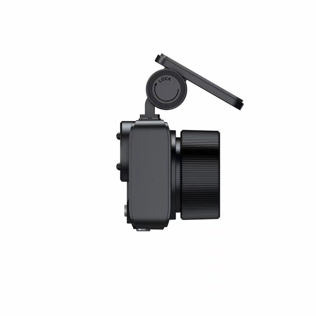 Dash cam WIFI triple recording 1080P dual lens 2K HD red outside night vision hidden car camera GPS by My Store