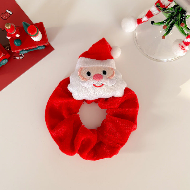 Christmas Tisi plush headband, elk snowman, lambhair headband, fall and winter women's hair bundle, headband, headband, hairpin