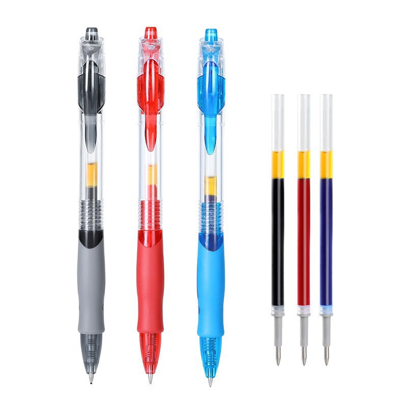 Chenguang same GP1008 press gel pen, ballpoint pen, roller pen 0.5mm refill, learning office supplies by My Store