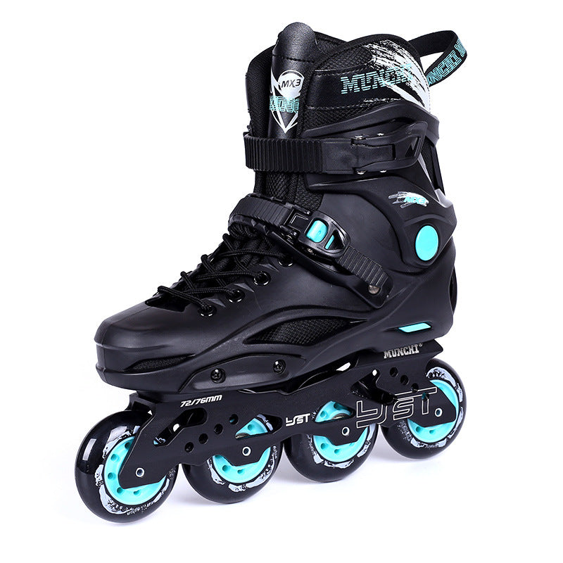 MX3 Roller Skates Adult Skates Adult Roller Skates Inline Skates Roller Skates Fancy Professional Flat Shoes by My Store