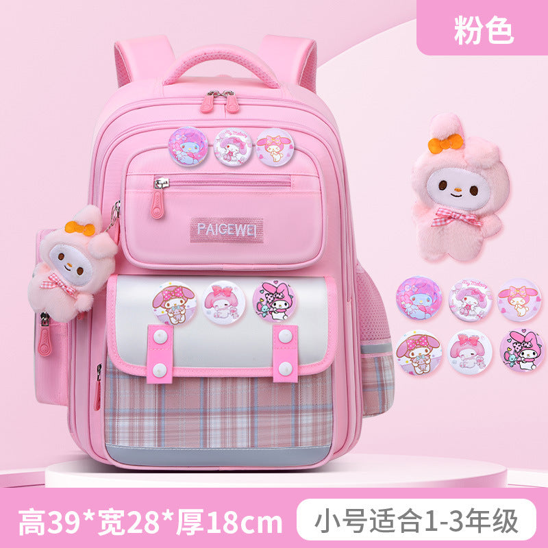 New School Bag Elementary School Girls Large Capacity 123 to 6th Grade Ultra Lightweight Spine Protection Girls Primary School Wholesale by My Store