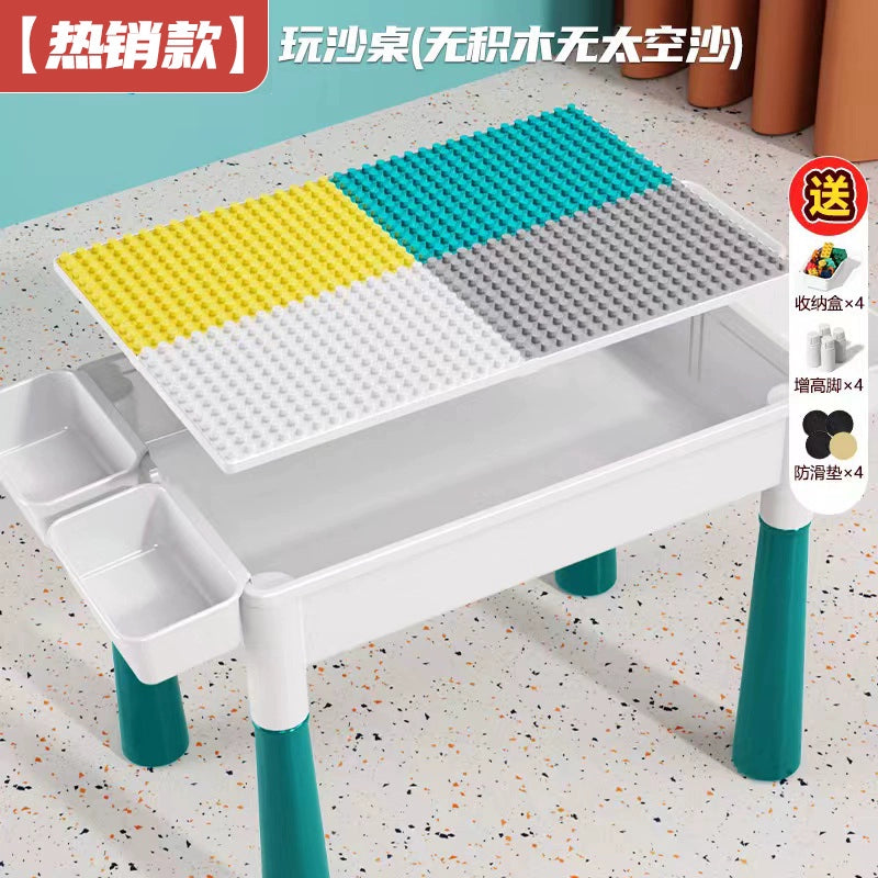 Children's indoor play sand toys, space sand table building blocks, baby safety non-sticky sand set by My Store